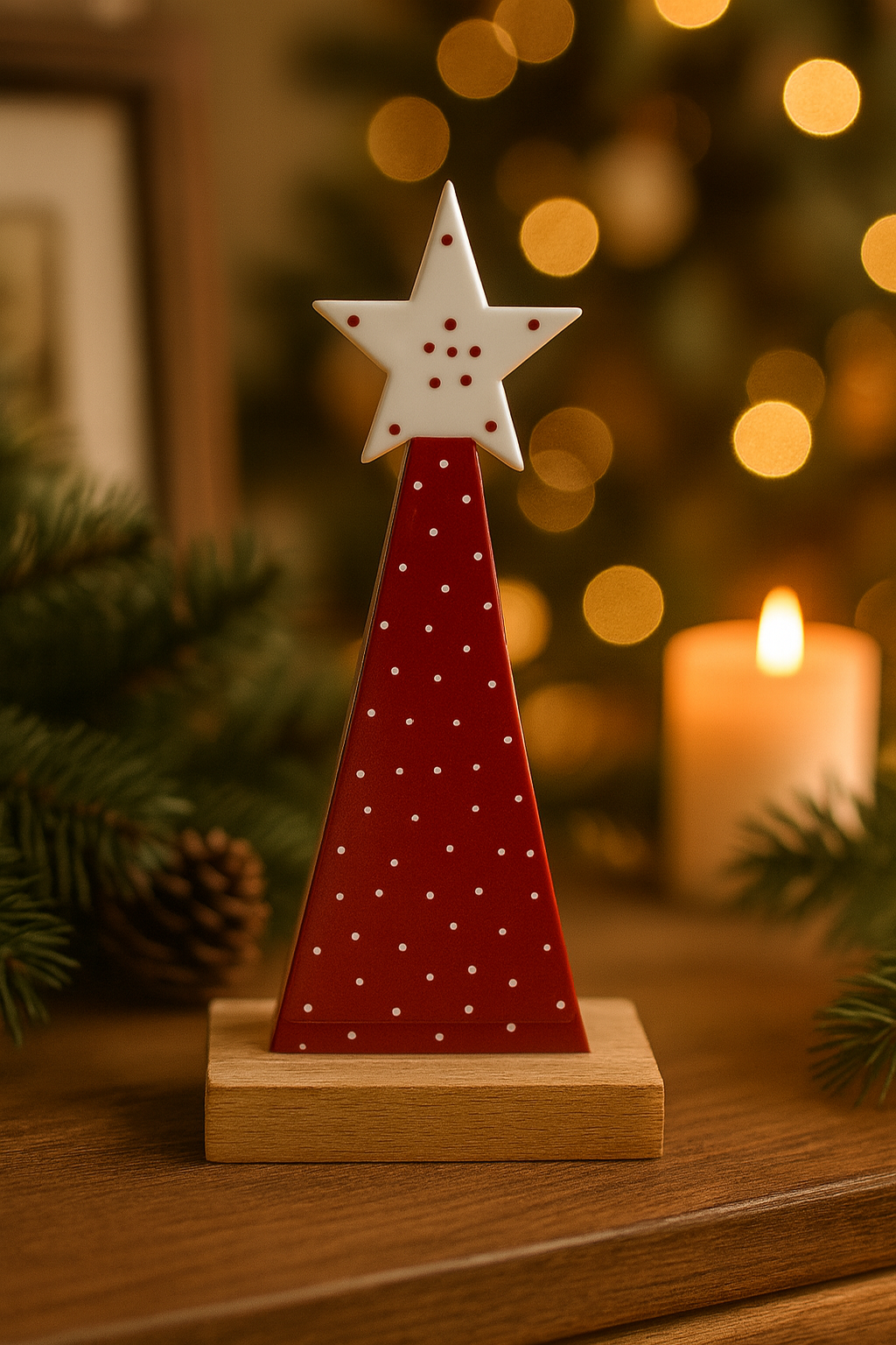 Árbol Decorativo de Madera – 20 cm | Estilo Nórdico NORDLYS