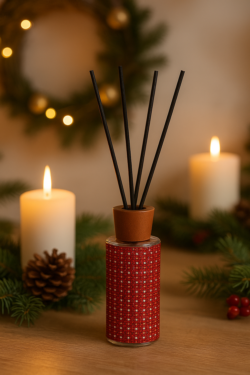 Difusor Aromático Navideño – Patchouli & Spezie | NORDLYS