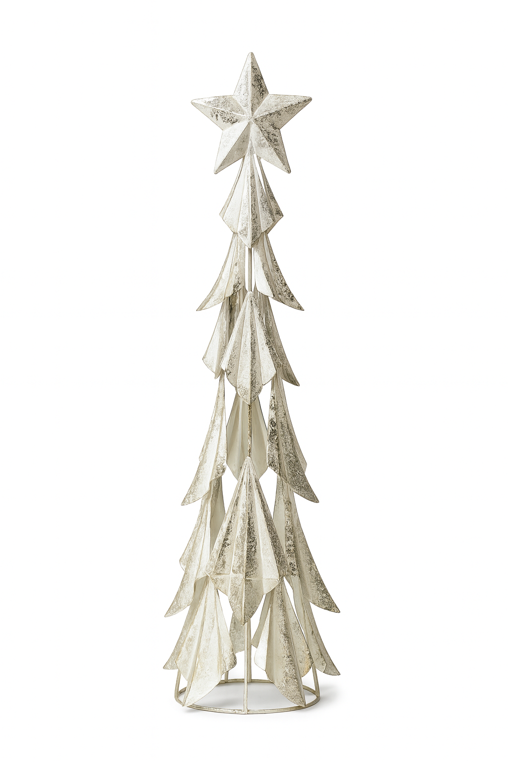 🎄 Árbol Decorativo Metálico con Estrella – 50 cm | NORDLYS