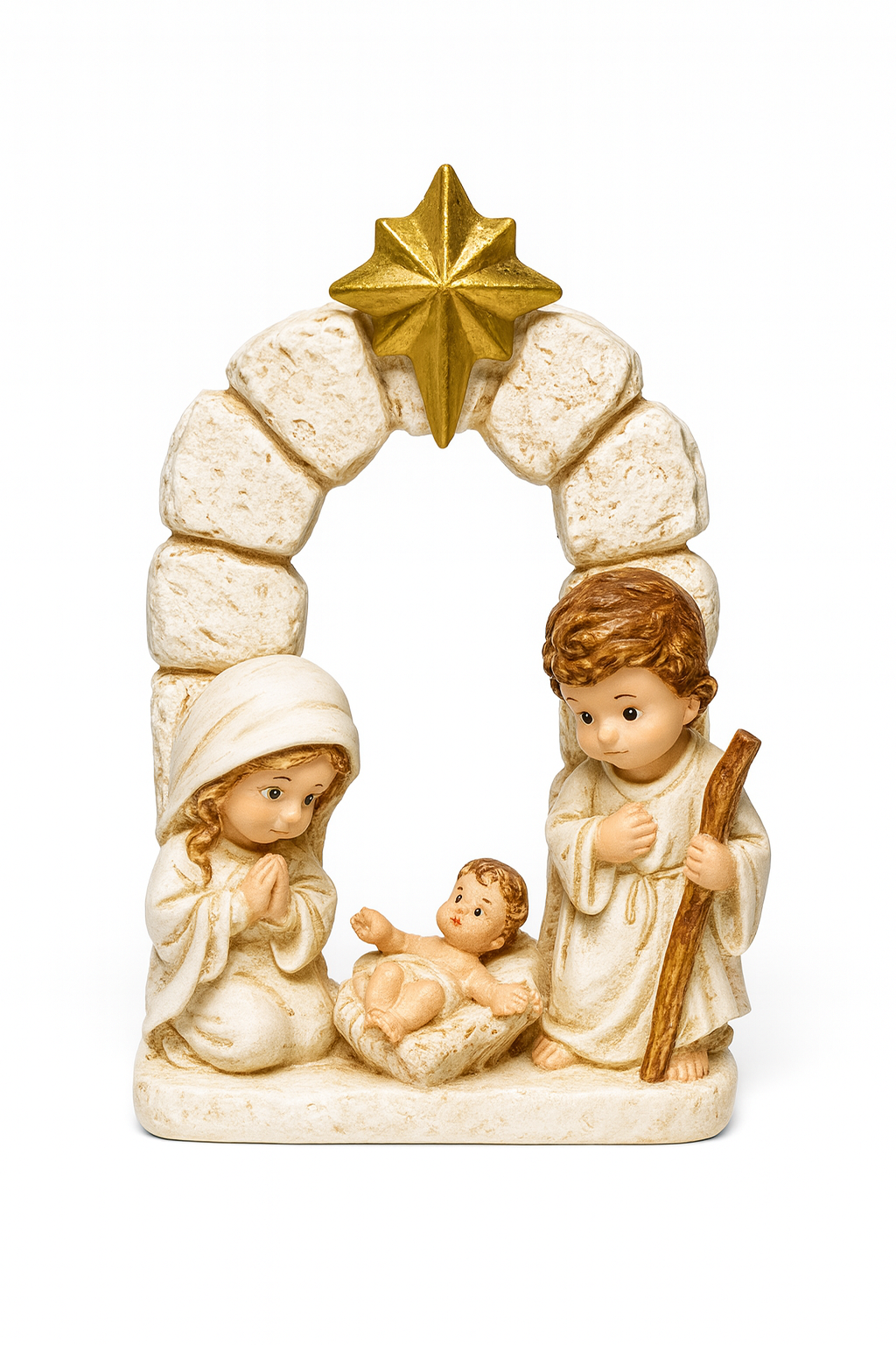 Sagrada Familia Blanca – Figura Decorativa Navideña | NORDLYS