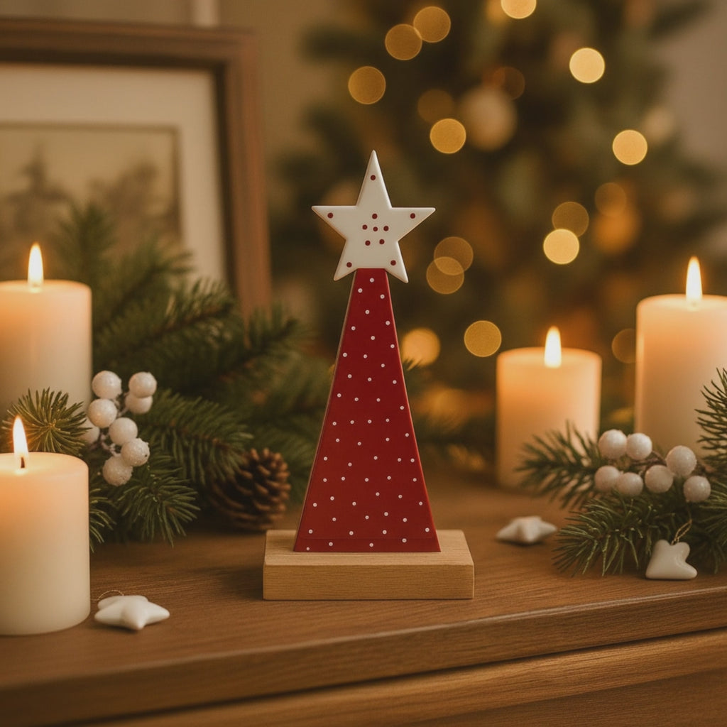 Árbol Decorativo de Madera – 20 cm | Estilo Nórdico NORDLYS